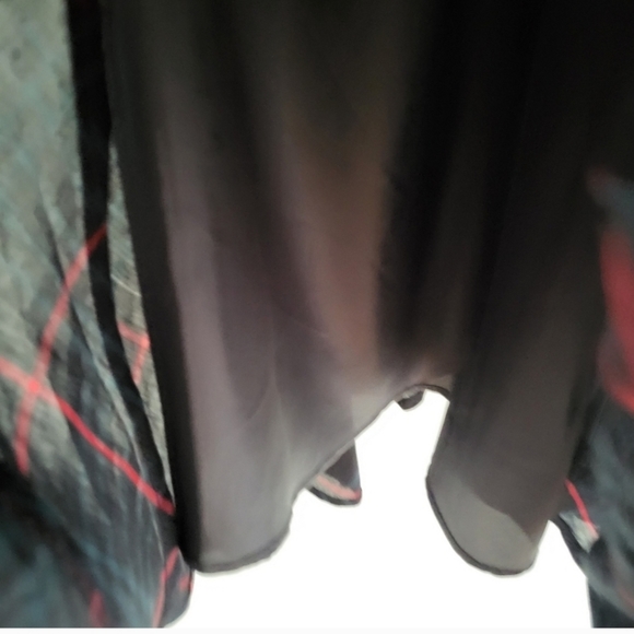 Polo Ralph Lauren Girls Size 6 V Neck Ruffle Sleeveless Dress Green Black Red - Picture 5 of 7